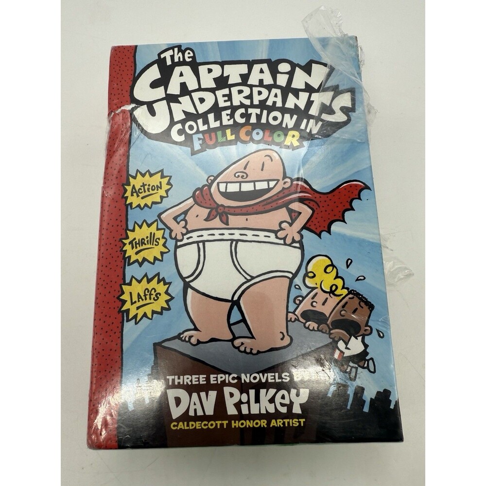 The Adventures of Captain Underpants Paperback Full Color by Dav Pilkey